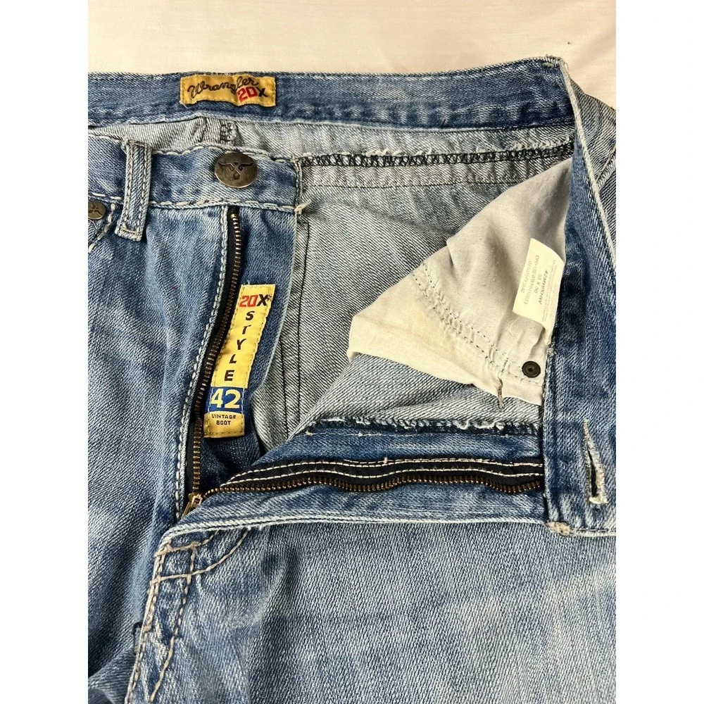 Wrangler 20X Vintage Bootcut Jeans Cowboy Western Rodeo Denim Men 33x36 (34x34)